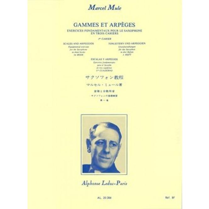Hovedbilde Gammes et Arpèges, bok 1-Scales and Arpeggios- Marcel Mule